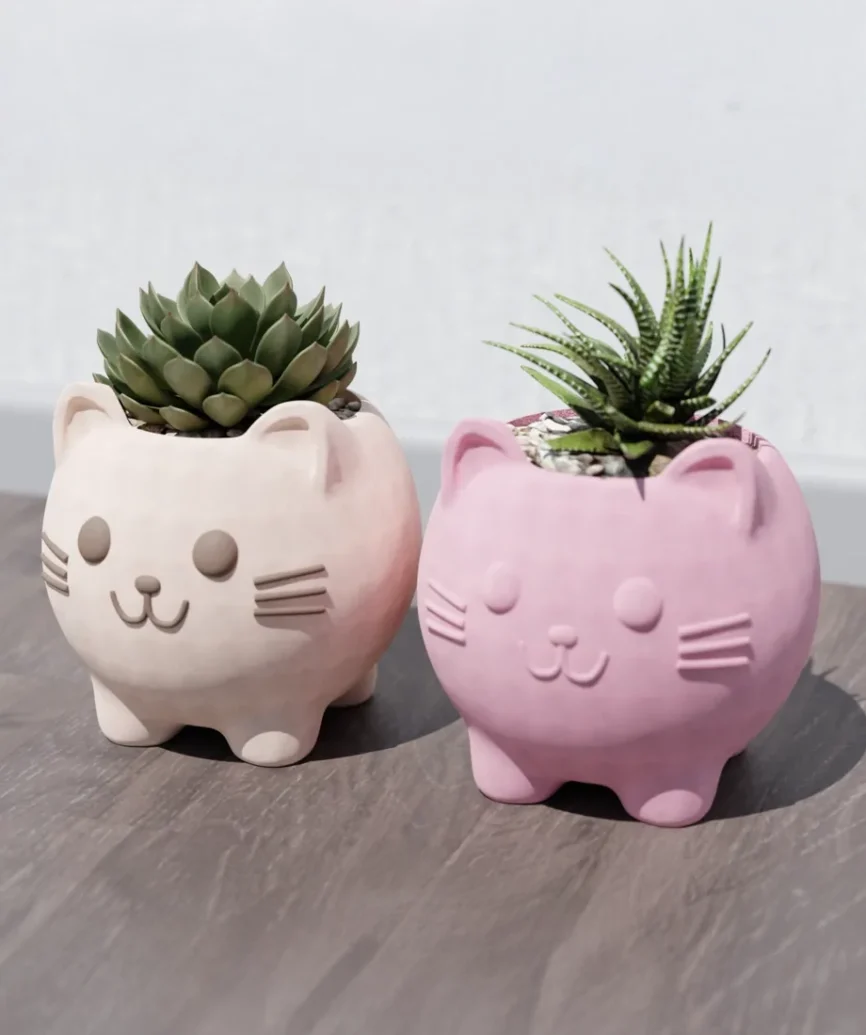 3D Γλαστράκι Γάτα 3D Γλαστράκι Γάτα