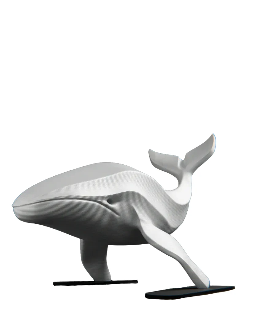 Μινιμαλιστικό Διακοσμητικό Φάλαινα – Modern Whale Sculpture