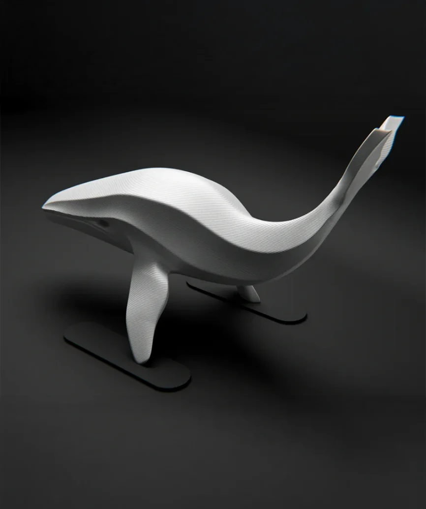 Μινιμαλιστικό Διακοσμητικό Φάλαινα – Modern Whale Sculpture